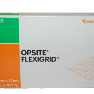 Opsite Flexigrid Moisture Vapour Permeable Adhesive Wound Dressing 10cm X 12cm X 10 Med One Opsite Flexigrid Moisture Vapour Permeable Adhesive Wound Dressing 10cm X 12cm X 10