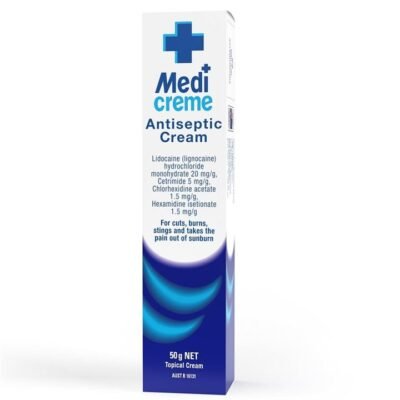 Medi Creme Antiseptic Cream 50g Med One Medi Creme Antiseptic Cream 50g