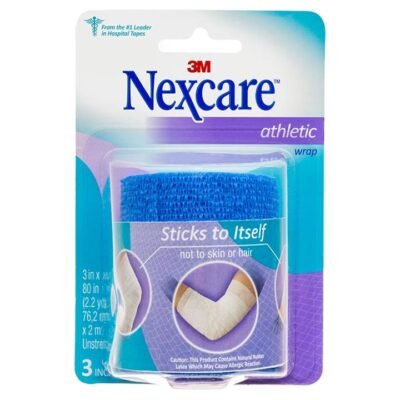 Nexcare Athletic Wrap Blue 75mm X 2m (Unstretched)