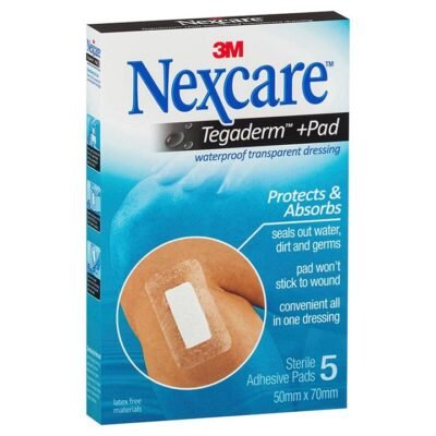 Nexcare Tegaderm 50mm X 70mm X 5 (Expiry 07.2024)