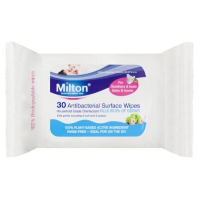 Milton Antibacterial Surface Wipes X 30 Med One Milton Antibacterial Surface Wipes X 30