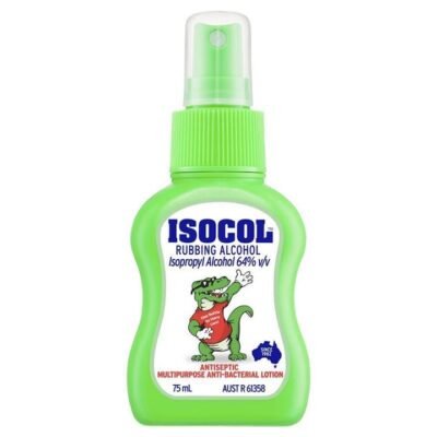 Isocol Rubbing Alcohol Antiseptic Spray 75ml Med One Isocol Rubbing Alcohol Antiseptic Spray 75ml