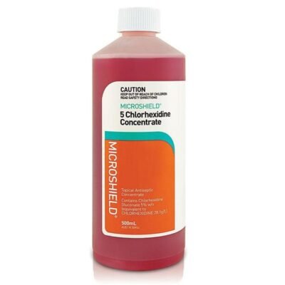 Microshield 5 Topical Antiseptic Concentrate 500ml Med One Microshield 5 Topical Antiseptic Concentrate 500ml