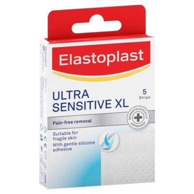 Elastoplast Ultra Sensitive XL Strips X 5 Med One Elastoplast Ultra Sensitive XL Strips X 5