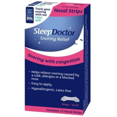 SleepDoctor Snoring Relief Nasal Strips – Small X 12 Med One SleepDoctor Snoring Relief Nasal Strips - Small X 12