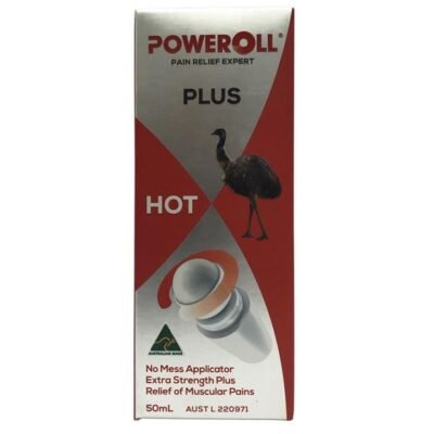 Glimlife Poweroll Pain Relief Plus Roll-On (Hot) 50ml Med One Glimlife Poweroll Pain Relief Plus Roll-On (Hot) 50ml