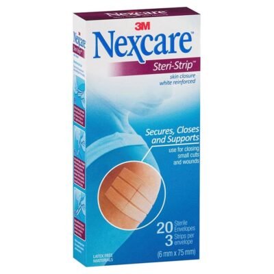 Nexcare Steri-Strip White 6mm X 75mm X 20