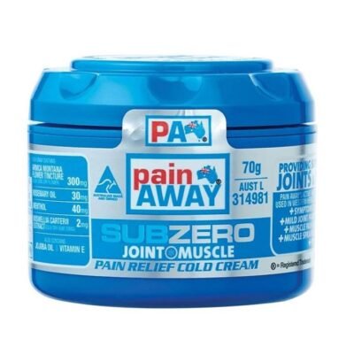 Pain Away Sub Zero Pain Relief Cold Cream 70g Med One Pain Away Sub Zero Pain Relief Cold Cream 70g