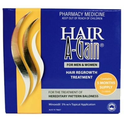 Hair A-Gain 60ml X 5 Months Med One Hair A-Gain 60ml X 5 Months