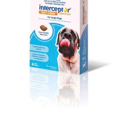 Interceptor Spectrum For Large Dogs Chews X 6 Med One Interceptor Spectrum For Large Dogs Chews X 6