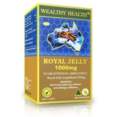 Wealthy Health Royal Jelly 1000mg Cap X 365 Med One Wealthy Health Royal Jelly 1000mg Cap X 365