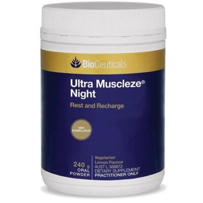 BioCeuticals Ultra Muscleze Night Powder 240g Med One BioCeuticals Ultra Muscleze Night Powder 240g