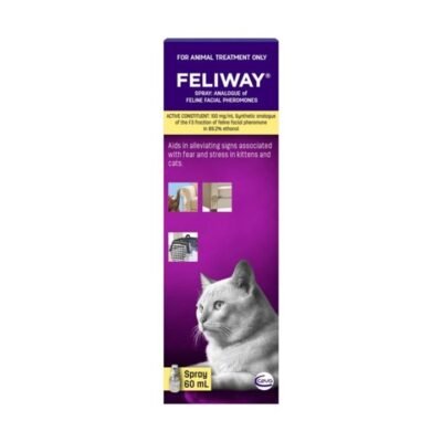Feliway Spray for Cats & Kittens 60ml Med One Feliway Spray for Cats & Kittens 60ml