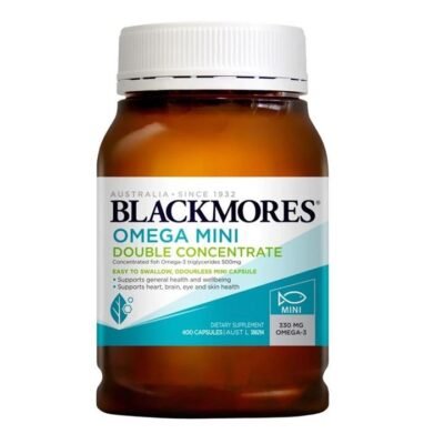 Blackmores Omega Double Concentrate Mini Cap X 400 Med One Blackmores Omega Double Concentrate Mini Cap X 400