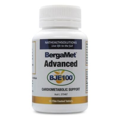 BergaMet Advanced BJE100 Cardiometabolic Support Tab X 60 Med One BergaMet Advanced BJE100 Cardiometabolic Support Tab X 60