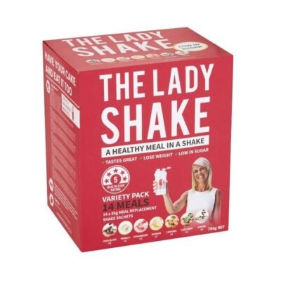 The Lady Shake – Meal Replacement Shake Sachets (Variety Pack) 56g X 14 Med One The Lady Shake - Meal Replacement Shake Sachets (Variety Pack) 56g X 14