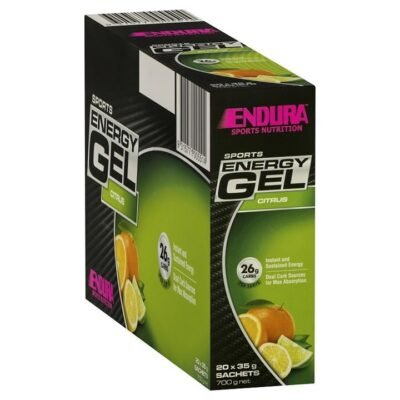 Endura Sports Energy Gel (Citrus) 35g X 20 Med One Endura Sports Energy Gel (Citrus) 35g X 20