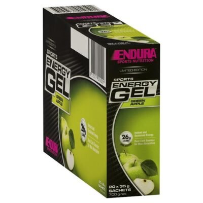 Endura Sports Energy Gel (Green Apple) 35g X 20 Med One Endura Sports Energy Gel (Green Apple) 35g X 20