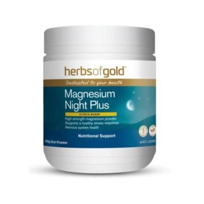 Herbs of Gold Magnesium Night Plus – Citrus Berry 300g Med One Herbs of Gold Magnesium Night Plus - Citrus Berry 300g