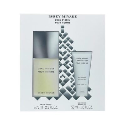 Issey Miyake L’Eau D’Issey Pour Homme 2 Piece Gift Set (EDT 75ml + Shower Gel 50ml) Med One Issey Miyake L'Eau D'Issey Pour Homme 2 Piece Gift Set (EDT 75ml + Shower Gel 50ml)