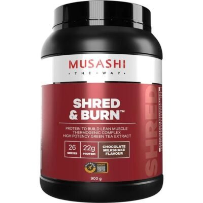 Musashi Shred & Burn Chocolate 900g