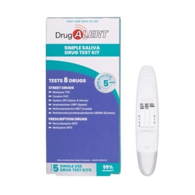 Drug Alert Street & Prescription Drugs Simple Saliva Drug Test Kit X 5 Med One Drug Alert Street & Prescription Drugs Simple Saliva Drug Test Kit X 5