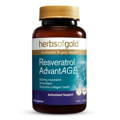 Herbs of Gold Resveratrol AdvantAGE Cap X 60