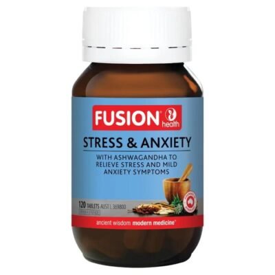 Fusion Health Stress & Anxiety Tab X 120 Med One Fusion Health Stress & Anxiety Tab X 120