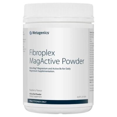 Metagenics Fibroplex MagActive Powder Raspberry 420g Med One Metagenics Fibroplex MagActive Powder Raspberry 420g