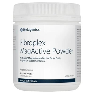 Metagenics Fibroplex MagActive Powder Raspberry 210g Med One Metagenics Fibroplex MagActive Powder Raspberry 210g