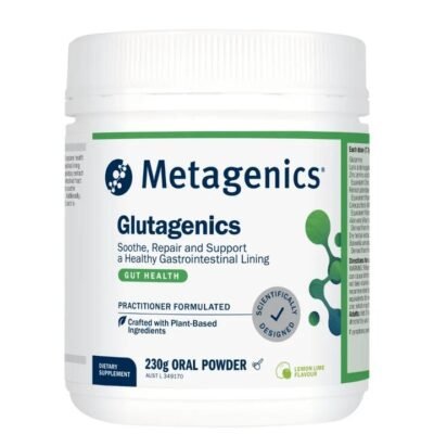 Metagenics Glutagenics Powder Lemon Lime 230g Med One Metagenics Glutagenics Powder Lemon Lime 230g