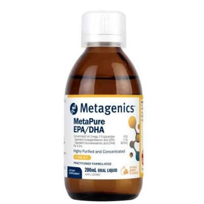 Metagenics EPA/DHA Liquid Citrus Berry 200ml Med One Metagenics EPA/DHA Liquid Citrus Berry 200ml