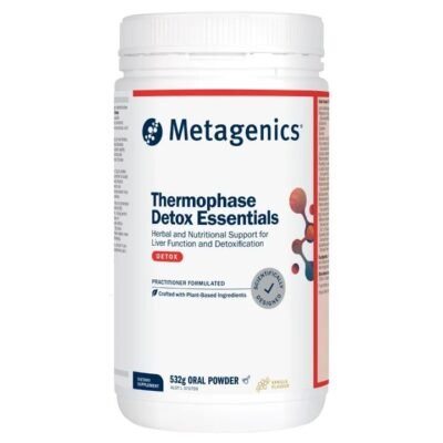Metagenics Thermophase Detox Essentials Powder Vanilla 532g Med One Metagenics Thermophase Detox Essentials Powder Vanilla 532g