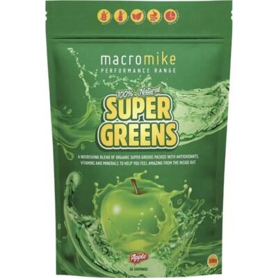 Macro Mike Super Greens Apple 300g Med One Macro Mike Super Greens Apple 300g